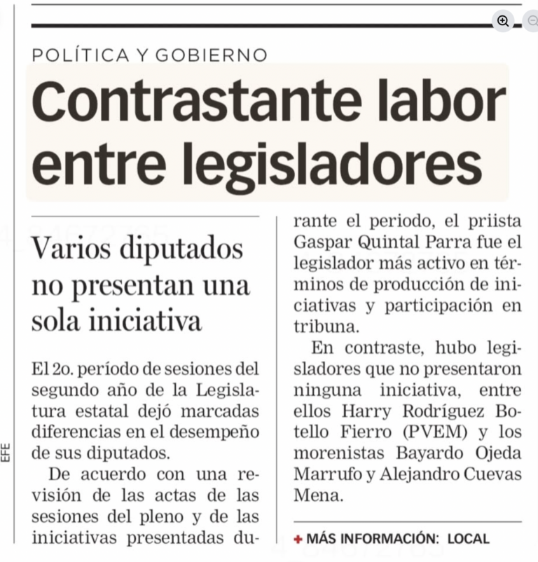 UN DESIGUAL RENDIMIENTO