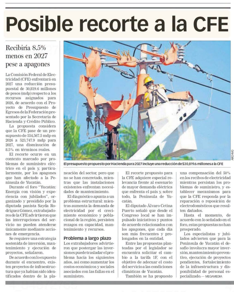 ¡En el PRI no nos quedamos callados mientras castigan a Yucatán!