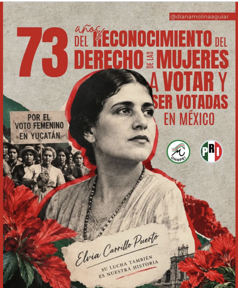 Hace 73 años, las mujeres mexicanas conquistaron un derecho que transformó para siempre la vida pública de nuestro país: votar y ser votadas.